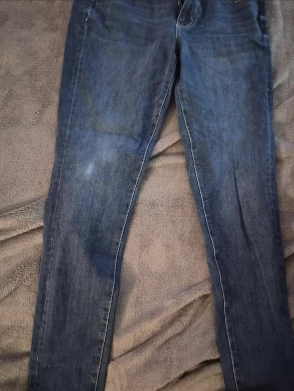 American Eagle Outfitters Straight Leg Jeans - Dark Blue Wash